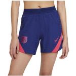 Shorts azules rebajados Barcelona FC Nike para mujer 