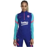 Ropa azul de invierno  rebajada Barcelona FC manga larga Nike para mujer 