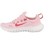Zapatillas rosa pastel de piel de running Nike Free 5.0 talla 36,5 para mujer 