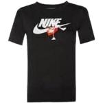 Camisetas deportivas negras Nike Futura talla S para mujer 
