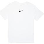 Camisetas blancas de cuello redondo infantiles Nike 12 años para niña 