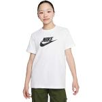 Nike G NSW tee Futura SS Boy T-Shirt, White/Black, XL Girl'S