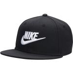 Gorras planas negras de algodón Nike Dri-Fit 