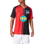 Nike Hbsc M Nk BRT Stad JSY SS AW Football T-Shirt, Hombre, University Red/(Black) (Full Sponsor), M