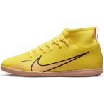 Zapatillas amarillas de sintético de fútbol sala Nike Mercurial Superfly infantiles 