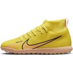 Zapatillas amarillas de sintético de fútbol sala Nike Mercurial Superfly infantiles 