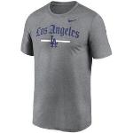 Nike LOS ANGELES DODGERS LOCAL LEGEND - Camiseta hombre dark grey heather