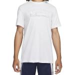 Camisetas deportivas blancas manga corta con cuello redondo Nike Swoosh talla M para hombre 