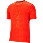 Camisetas deportivas naranja de piel Nike Miler talla S para hombre 
