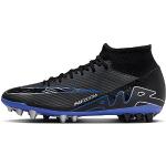 Zapatillas negras de fútbol para cesped artificial rebajadas Nike Mercurial Superfly talla 42,5 para hombre 