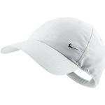 Gorras blancas de poliester con logo Nike Swoosh Talla Única para mujer 