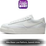 Zapatillas blancas con plataforma Nike Blazer Low para hombre 