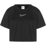 Crop Tops negros de algodón rebajados Nike Sportwear talla XS para mujer 