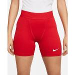 Pantalones cortos deportivos rojos Nike Pro para mujer 