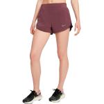 Shorts rojos de poliester rebajados Nike Dri-Fit talla XL para mujer 
