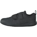 Zapatillas negras de goma de piel rebajadas con velcro informales Nike talla 21 para hombre 