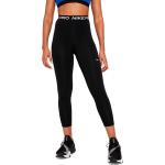 Pantalones negros de fitness rebajados Nike Pro talla M para mujer 