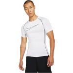 Camisetas deportivas blancas de poliester rebajadas tallas grandes transpirables Nike Pro talla 3XL para hombre 