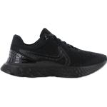 Zapatillas negras de goma de running acolchadas Nike Flyknit para hombre 