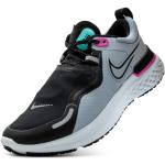 Nike React Miler Shield, Zapatillas para Correr Mujer, Obsidian Mist Black Aurora Gre, 42 EU