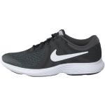 Zapatillas grises de goma de running Nike Revolution 4 talla 35,5 infantiles 