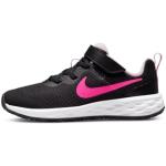 Nike Revolution 6, Zapatillas, Negro (Black/Hyper Pink/Pink Foam), 21 EU