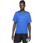 Camisetas estampada azules Nike Rise 365 talla S para hombre 