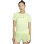 Camisetas de running rebajadas transpirables informales de punto Nike Miler para mujer 
