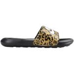 Sandalias doradas de goma de cuero leopardo Nike talla 40,5 para mujer 
