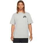 Camisetas grises rebajadas informales con logo Nike SB para hombre 