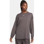 Camisetas deportivas marrones de algodón rebajadas tallas grandes manga larga talla XL para mujer 