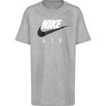 Camisetas deportivas grises de algodón rebajadas manga corta con cuello redondo Nike Sportwear talla S para hombre 