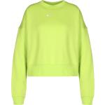 Sudaderas deportivas verdes fluorescentes de poliester rebajadas Nike Essentials talla L para mujer 