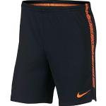 Nike Squad Pantalones Cortos, Todo el año, Hombre, Color Black/Cone, tamaño Small