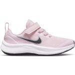 Zapatillas rosas de goma de running con velcro acolchadas Nike Star Runner 3 talla 30 para hombre 