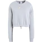 Ropa gris de poliester de invierno  manga larga cuello redondo con logo Nike talla L para mujer 