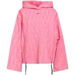Sudaderas rosas de poliester con capucha tallas grandes manga larga Nike talla XXL para mujer 
