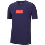 Camisetas azules rebajadas Nike para hombre 