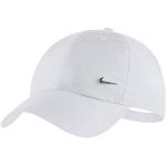 Gorras blancas de poliester de béisbol  Nike Swoosh Talla Única de materiales sostenibles para mujer 