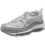 Nike W Air MAX 98 SE, Zapatillas para Correr Mujer, Vapste Grey Purple Agate Mtlc Platinum, 37.5 EU