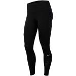 Nike W Nk Epic LX Tght Pantalones de Deporte, Mujer, Black/(Reflective silv), L