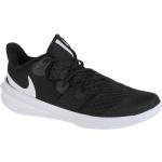 Zapatillas negras de tela de voleyball Nike Court para mujer 