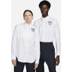 Camisas blancas de algodón a rayas transpirables marineras con rayas talla M para mujer 