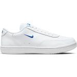 Zapatillas blancas de goma de piel vintage acolchadas Nike Court 