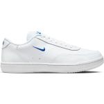 Zapatillas blancas de goma de piel vintage acolchadas Nike Court 