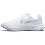 Zapatos deportivos blancos Nike Revolution 6 para mujer 