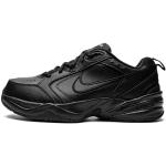 Nike Zapatillas de entrenamiento Air Monarch IV (4E) para hombre, Negro/Negro, 42.5 EU