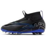 Zapatillas de fútbol Nike Mercurial Superfly 9 AG Negro y Azul Niño - DJ5613-040