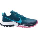 Zapatillas azules de goma de running rebajadas acolchadas Nike Zoom Terra Kiger 7 talla 36,5 para mujer 