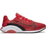 Zapatillas rojas de goma de entrenamiento rebajadas acolchadas Nike ZoomX talla 42 para hombre 